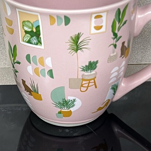Plant Mom Cat Lover Ceramic Coffee Mug Pink Plant Lady Crazy Cat Lady Swiftie - Picture 7 of 11